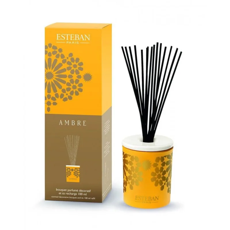 Difuzor deco. Ambre&Rezerva 100ml - Esteban Paris Parfums - Image 1