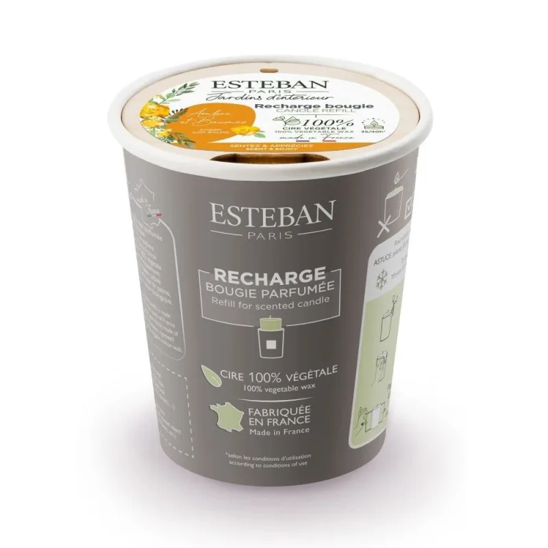 Rezerva Lumanare Amber&amp;Balms - Esteban Paris Parfums - Image 1