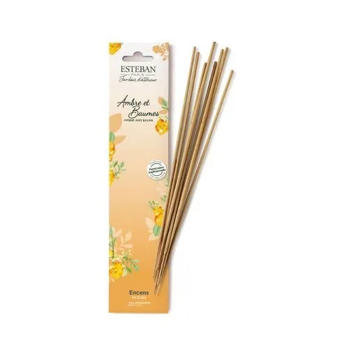 Betisoare Parfumate Amber&Balms - Esteban Paris Parfums - Image 1