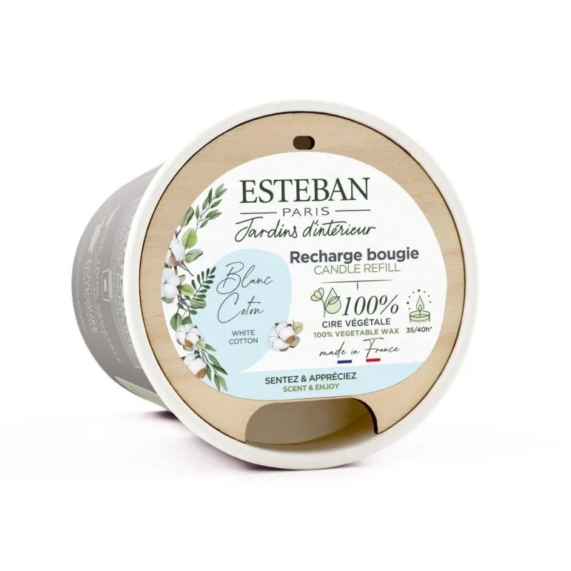 Rezerva Lumanare White Cotton - Esteban Paris Parfums - Image 6