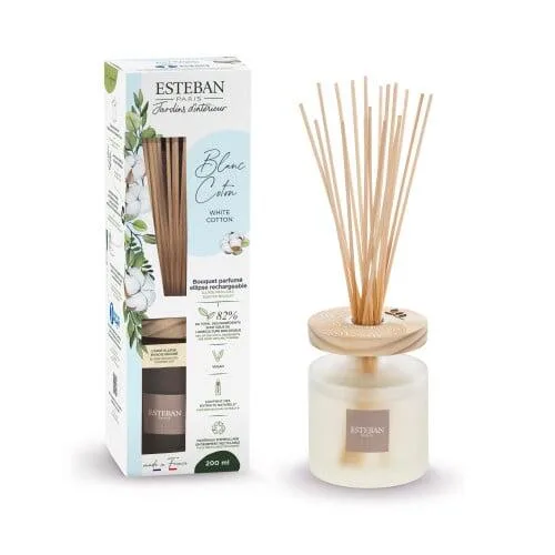 Difuzor Parfum Ellipse White Cotton 200ml - Esteban Paris Parfums - Image 2