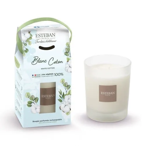 Lumanare parfumata Take-Away 180g Blanc Coton - Esteban Paris Parfums - Image 1