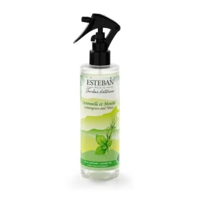 Spray Textile & Camera 250ml Lemongrass&Mint - Esteban Paris Parfums