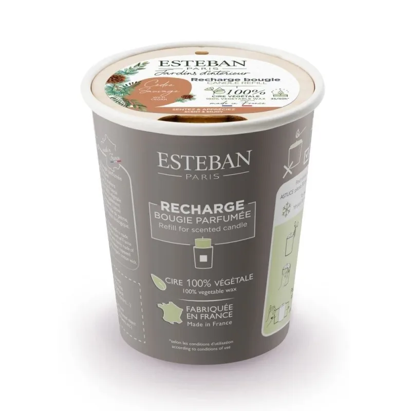 Rezerva Lumanare Wild Cedar - Esteban Paris Parfums - Image 1