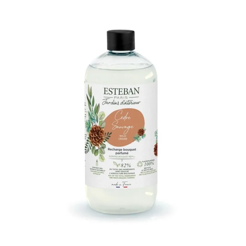 Rezerva parfum 500ml Wild Cedar - Esteban Paris Parfums - Image 1