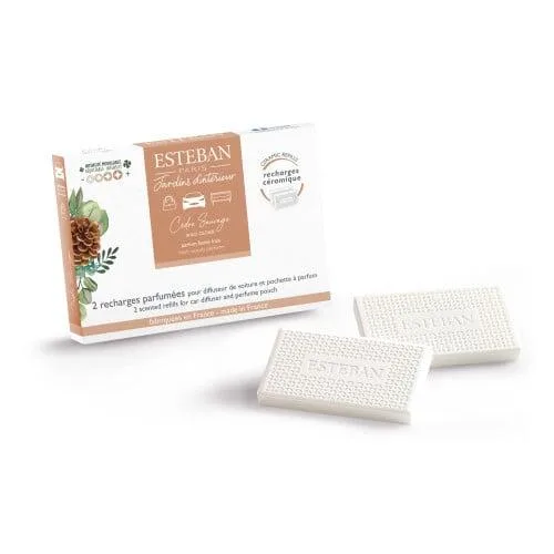 Refil parfumat pentru difuzor masina Wild Cedar - Esteban Paris Parfums - Image 1