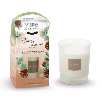 Lumanare parfumata Take-Away 180g Wild Cedar - Esteban Paris Parfums