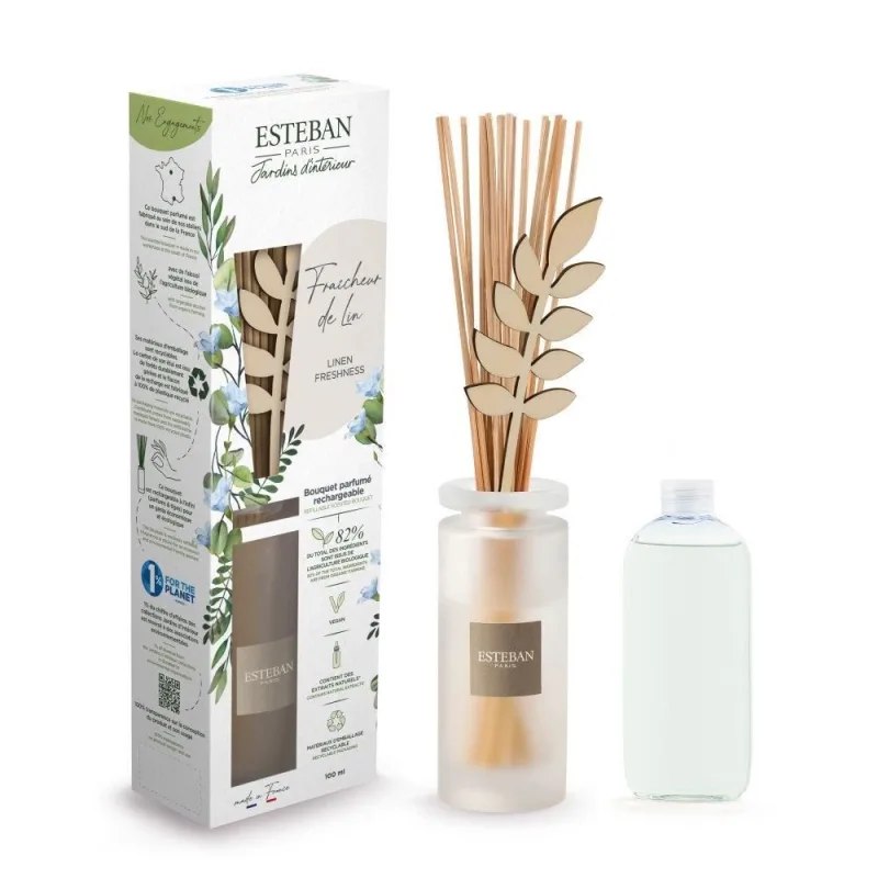 Difuzor Parfum Linen Freshness 100ml - Esteban Paris Parfums - Image 1
