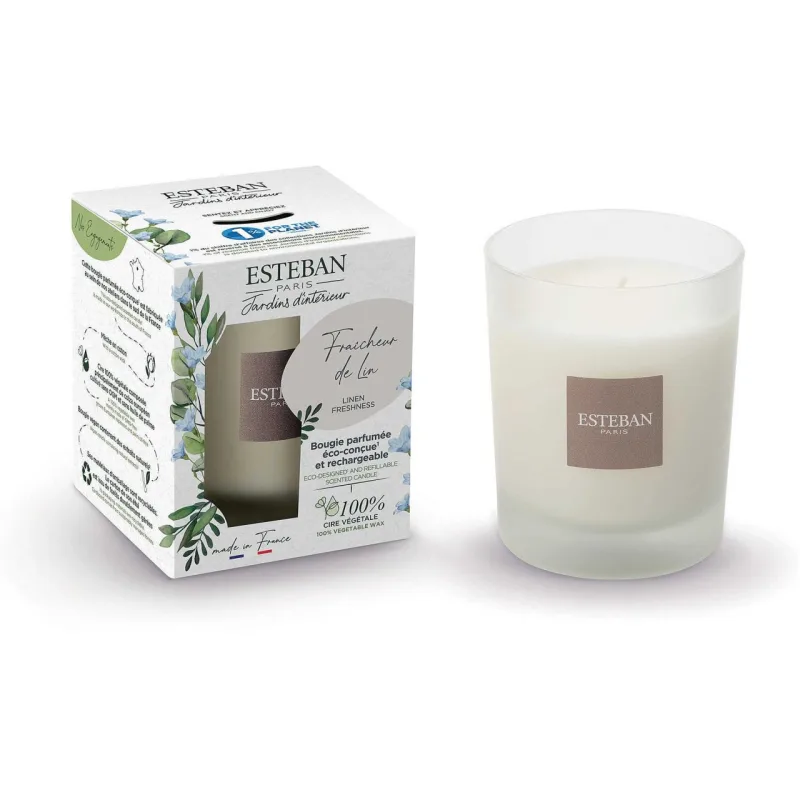 Lumanare Parfumata Linen Freshness - Esteban Paris Parfums - Image 1