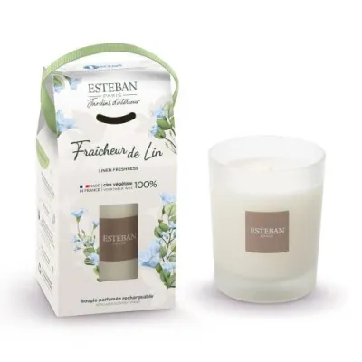 Lumanare parfumata Take-Away 180g Linen Freshness - Esteban Paris Parfums