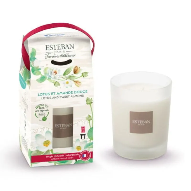 Lumanare parfumata Lotus&Sweet Almond - Esteban Paris Parfums - Image 1