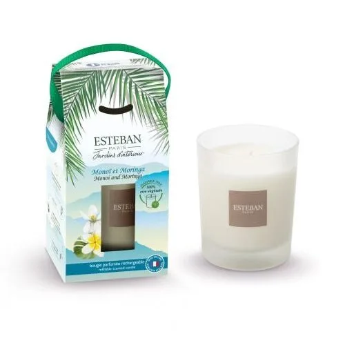 Lumanare Parfumata Monoi&Moringa 180g - Esteban Paris Parfums - Image 1