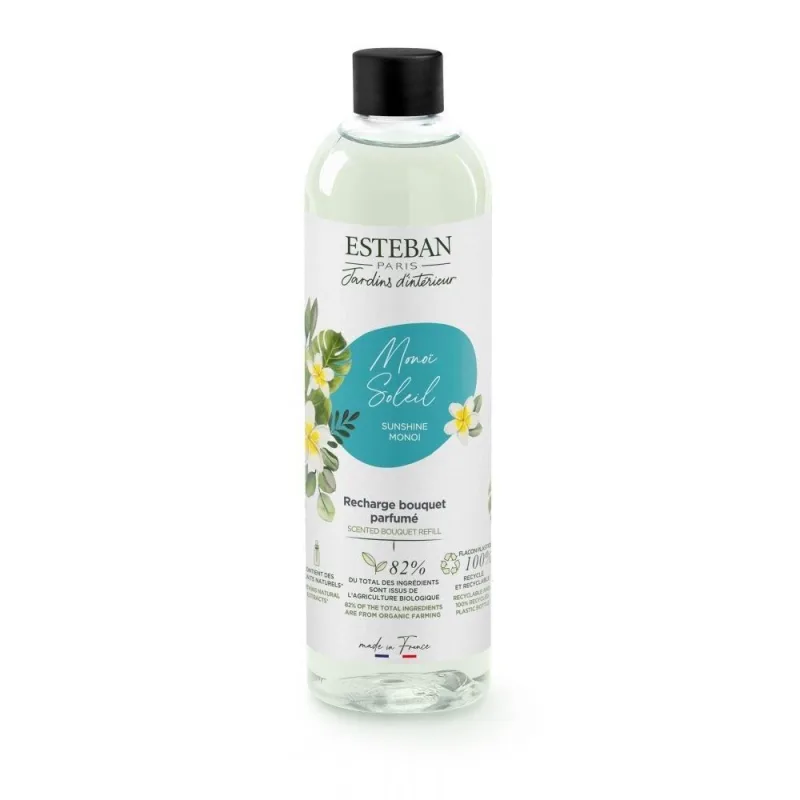Rezerva parfum 250ml Sunshine Monoi - Esteban Paris Parfums - Image 1