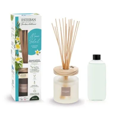 Difuzor Parfum Ellipse Sunshine Monoi 200ml - Esteban Paris Parfums