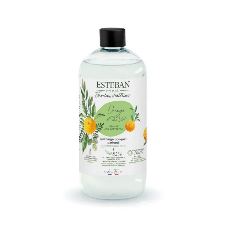 Rezerva parfum 500ml Orange&Green Tea - Esteban Paris Parfums - Image 1