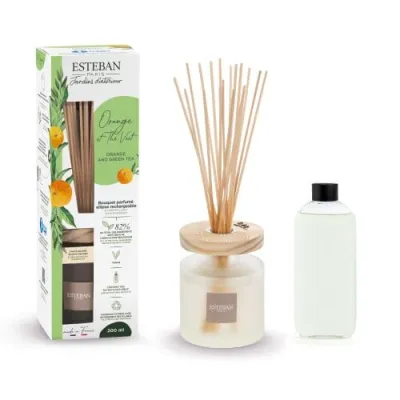 Difuzor Parfum Ellipse Orange&Green Tea 200ml - Esteban Paris Parfums