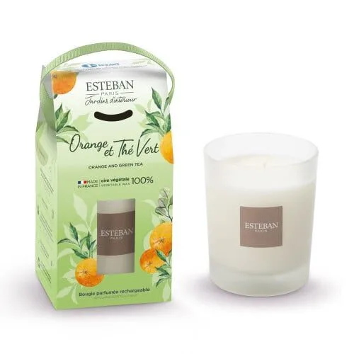 Lumanare parfumata Take-Away 180g Orange&Green Tea - Esteban Paris Parfums - Image 1