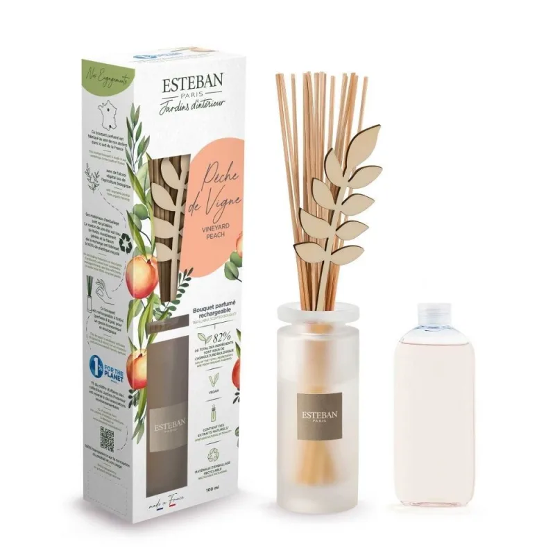 Difuzor Parfum Vineyard Peach 100ml - Esteban Paris Parfums - Image 1