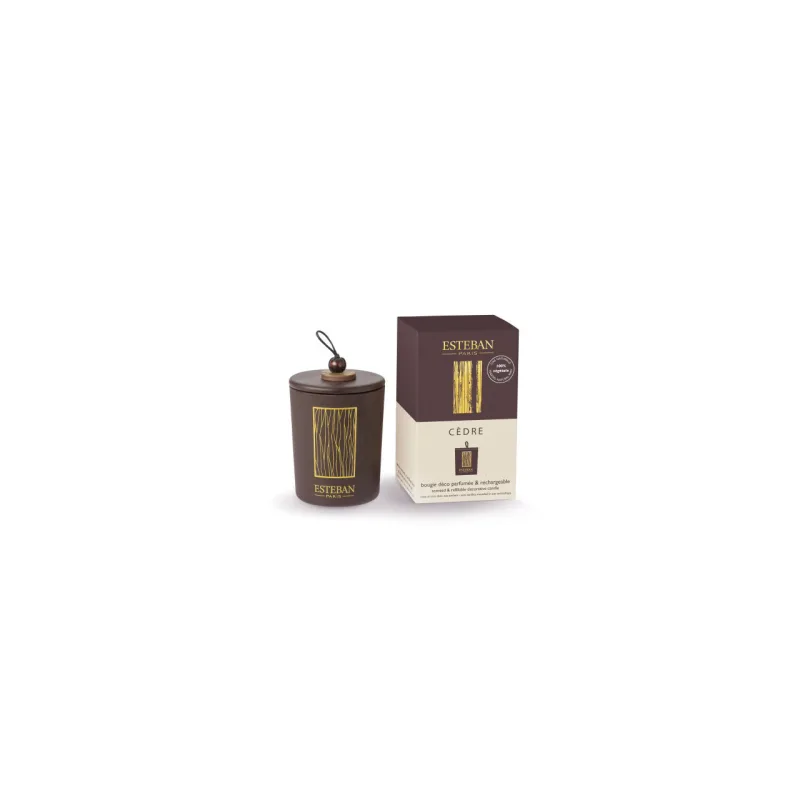 Lumanare deco. Cedre - Esteban Paris Parfums - Image 4
