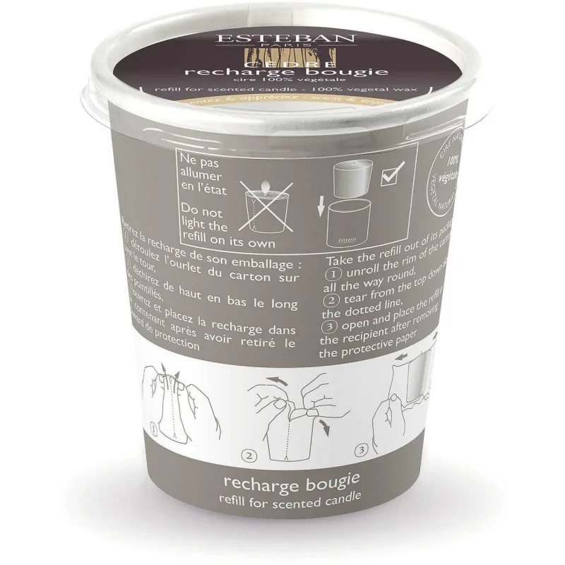 Rezerva Lumanare Cedre - Esteban Paris Parfums - Image 1