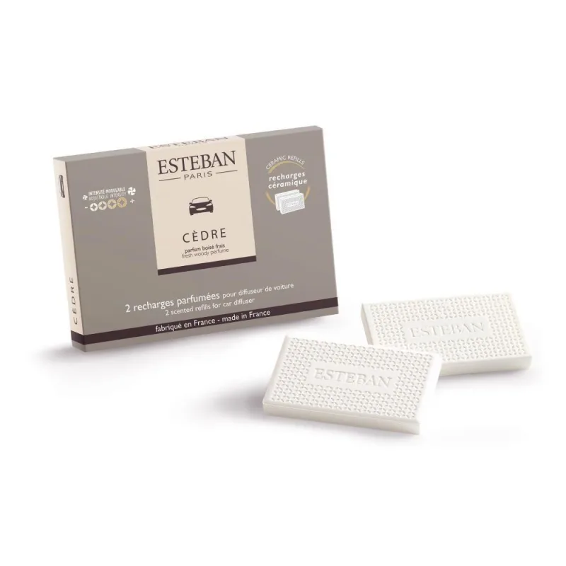 Refil parfumat pentru difuzor masina Cedre - Esteban Paris Parfums - Image 1
