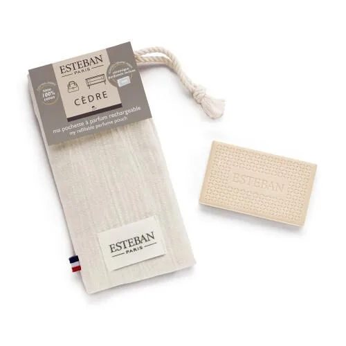 Saculet Parfumat Reincarcabil Cedre - Esteban Paris Parfums - Image 1