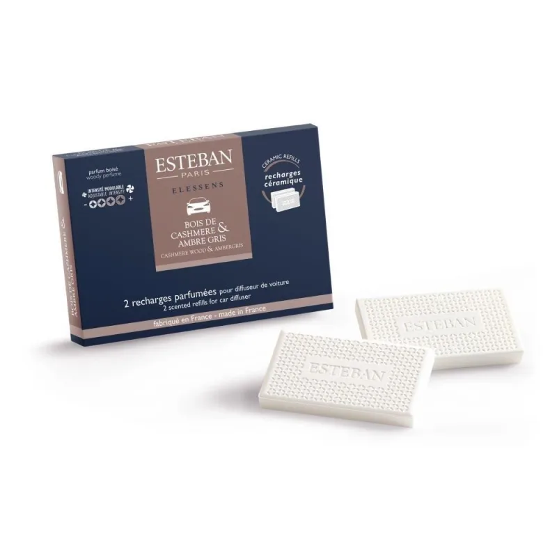 Refil parfumat pentru difuzor masina  Cashmere Wood&Ambergris - Esteban Paris Parfums - Image 1