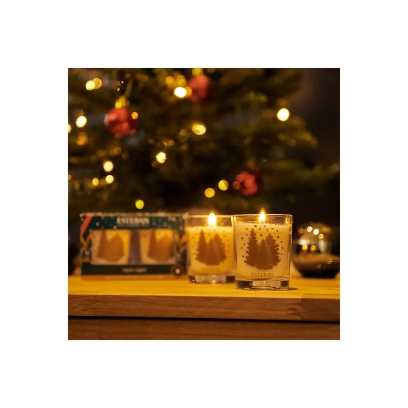 Set 2 lumanari parfumate mini 70g Exquisite Fir - Esteban Paris Parfums - Image 4