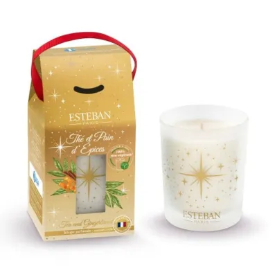 Lumanare Parfumata Ceai si turta dulce 180g - Esteban Paris Parfums