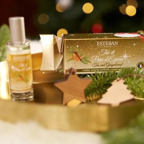 Set 2 decoratiuni si spray parfum 30 ml Ceai si turta dulce - Esteban Paris Parfums - Image 10