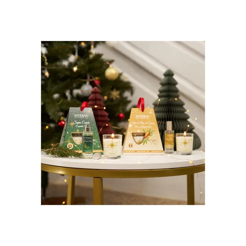 Set cadou spray si lumanare Gingerbread - Esteban Paris Parfums - Image 3
