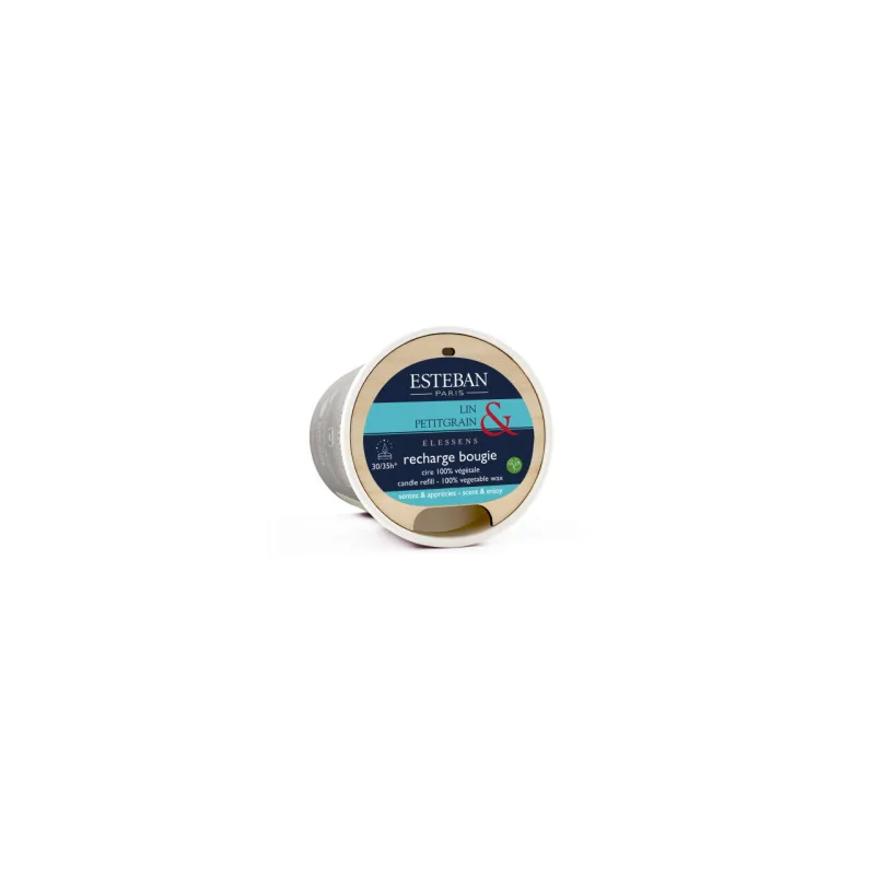 Rezerva Lumanare Linen&Petitgrain - Esteban Paris Parfums - Image 2