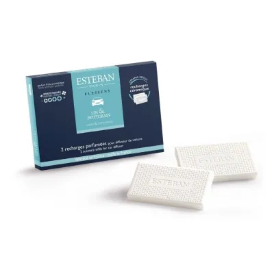 Refil parfumat pentru difuzor masina  Linen&Petitgrain - Esteban Paris Parfums