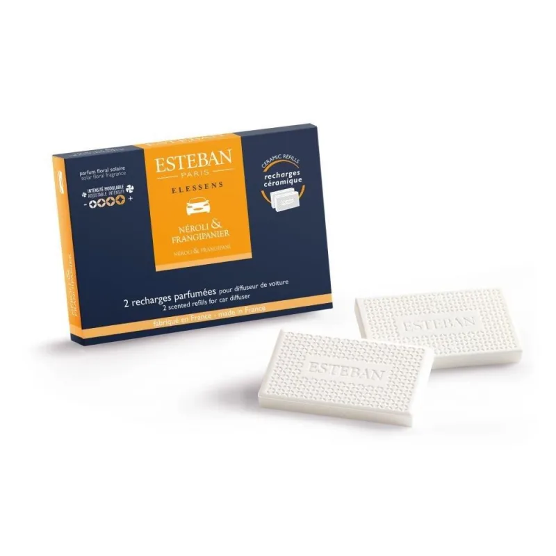 Refil parfumat pentru difuzor masina Neroli&Frangipani - Esteban Paris Parfums - Image 1