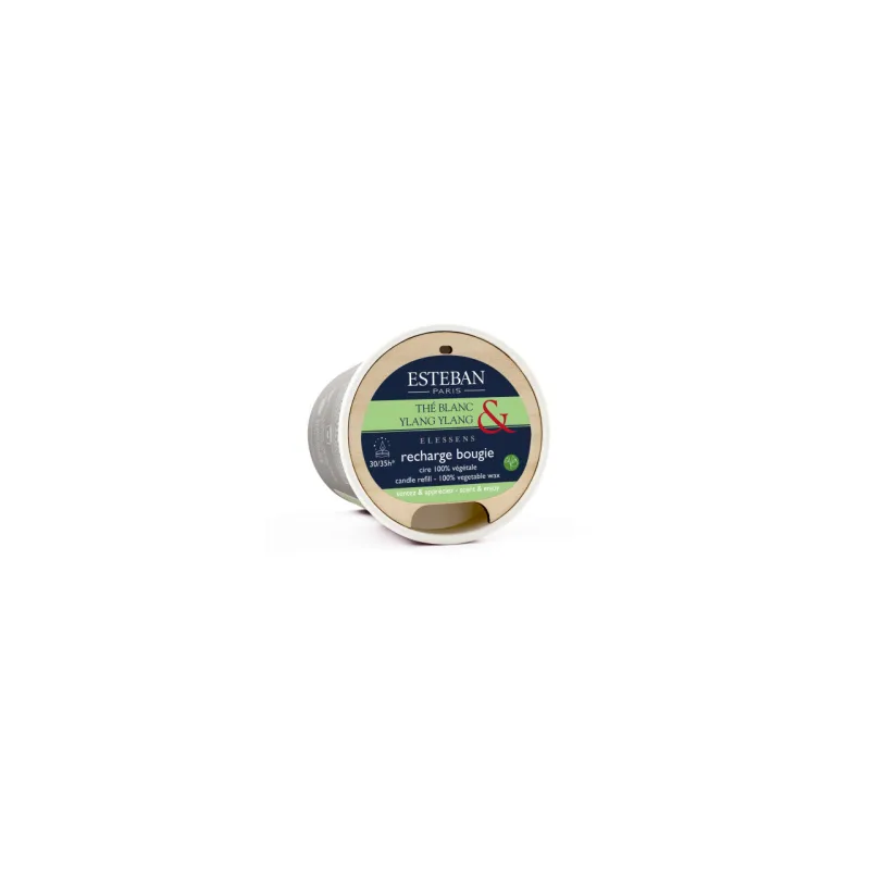 Rezerva Lumanare Parfumata Ceai Alb&Ylang Ylang - Esteban Paris Parfums - Image 2