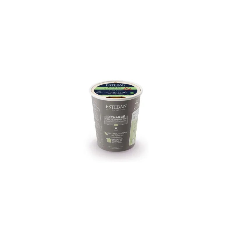 Rezerva Lumanare Parfumata Ceai Alb&Ylang Ylang - Esteban Paris Parfums - Image 3