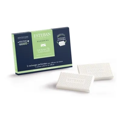 Refil parfumat pentru difuzor masina White Tea&Ylang Ylang - Esteban Paris Parfums