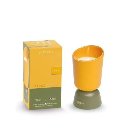 Lumanare parfumata Iconic Color 220g Ambre - Esteban Paris Parfums - Image 1