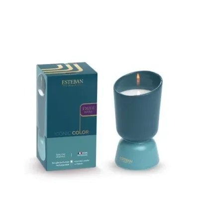 Lumanare parfumata Iconic Color 220g Figue Noire - Esteban Paris Parfums