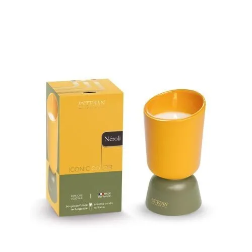 Lumanare parfumata Iconic Color 220g Neroli - Esteban Paris Parfums - Image 1