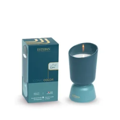 Lumanare parfumata Iconic Color 220g Pur Lin - Esteban Paris Parfums