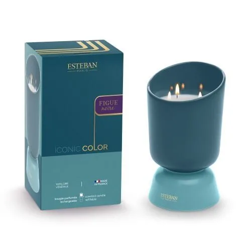 Lumanare parfumata Iconic Color 700g Figue Noire - Esteban Paris Parfums - Image 1