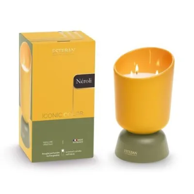 Lumanare parfumata Iconic Color 700g Neroli - Esteban Paris Parfums