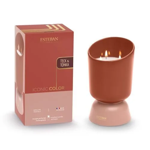 Lumanare parfumata Iconic Color 700g Teck&Tonka - Esteban Paris Parfums - Image 1