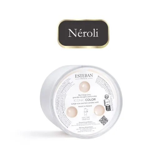 Rezerva lumanare parfumata Iconic Color 400g Neroli - Esteban Paris Parfums - Image 1