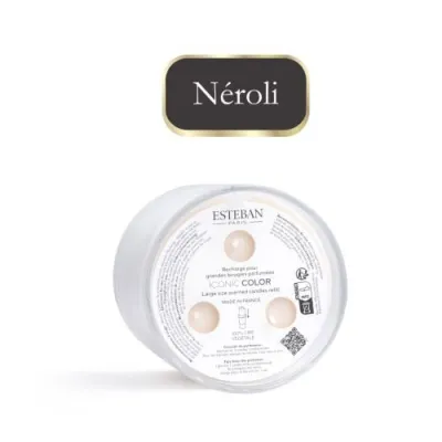Rezerva  lumanare parfumata Iconic Color 400g  Neroli - Esteban Paris Parfums
