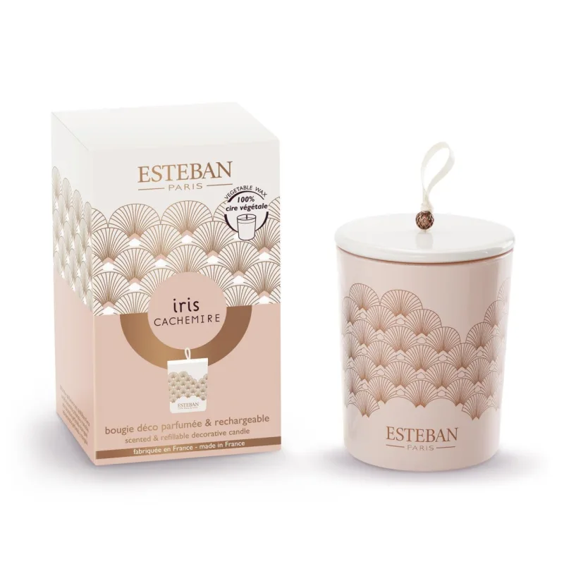 Lumanare deco. Iris Cachemire - Esteban Paris Parfums - Image 1