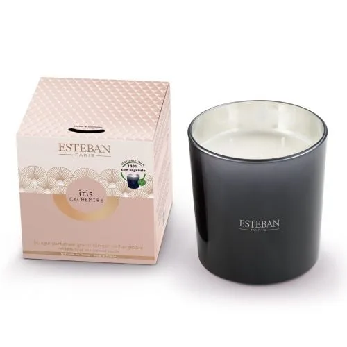 Lumanare Parfumata Iris Cachemire 450g - Esteban Paris Parfums - Image 1