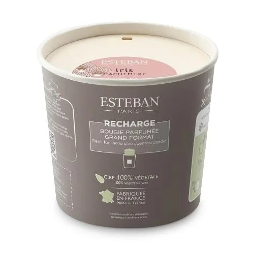 Rezerva Lumanare Iris Cachemire 450g - Esteban Paris Parfums - Image 1