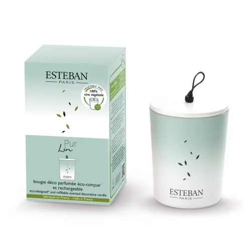 Lumanare deco. Pur Lin - Esteban Paris Parfums - Image 1